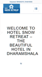 Mobile Screenshot of hotelsnowretreat.com
